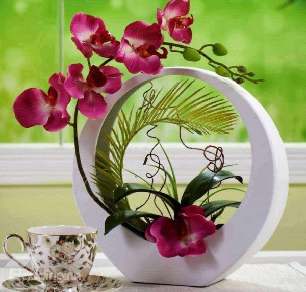 цветочная композиция орхидеи