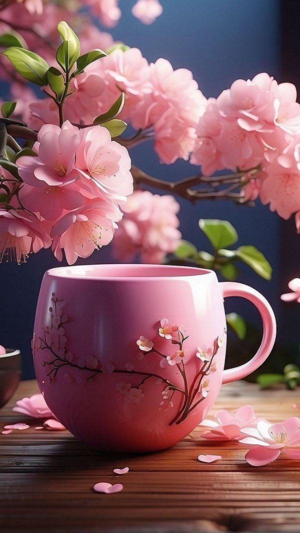 розовые кружки