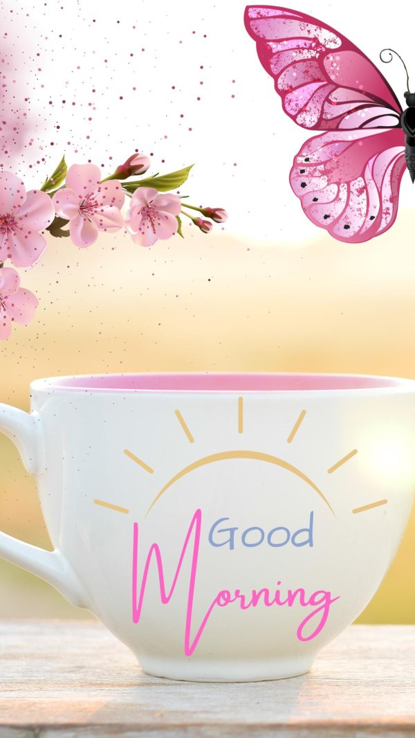 бабочка розовая