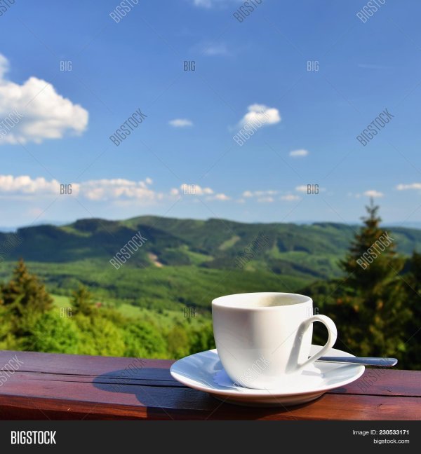 чай с видом на горы