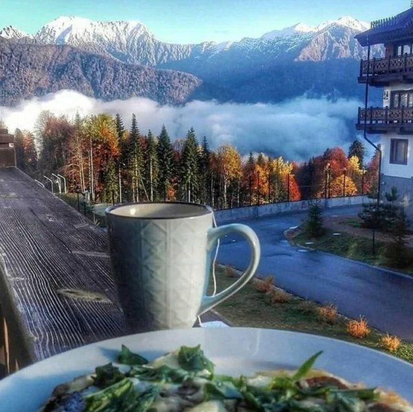 доброе утро красная поляна сочи