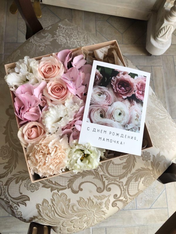 цветочные коробки