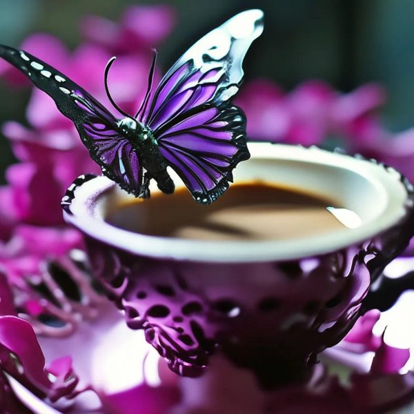 сиреневое утро