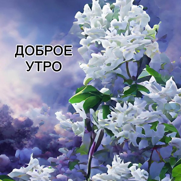 утренняя сирень