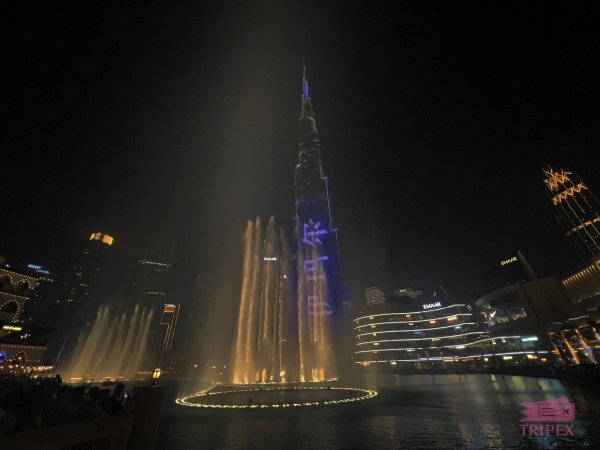 поющие фонтаны бурдж халифа