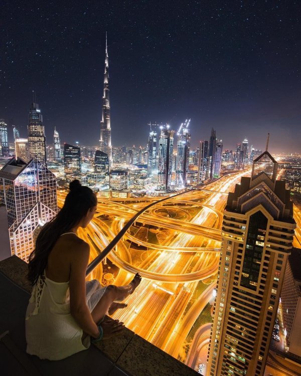 дубай ночной