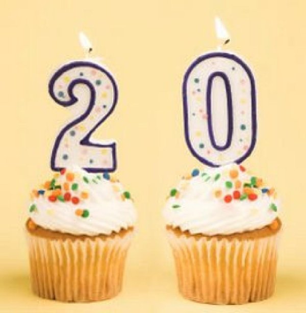 с юбилеем 20 лет