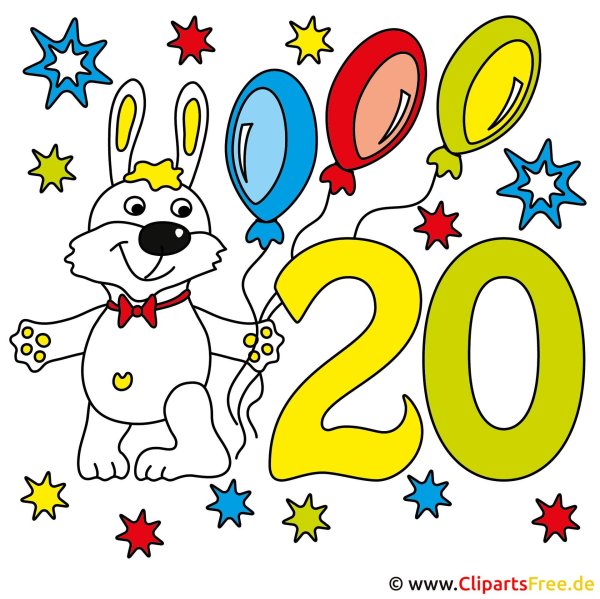 клипарт день рождения 10 лет