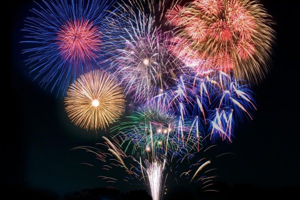 fireworks display