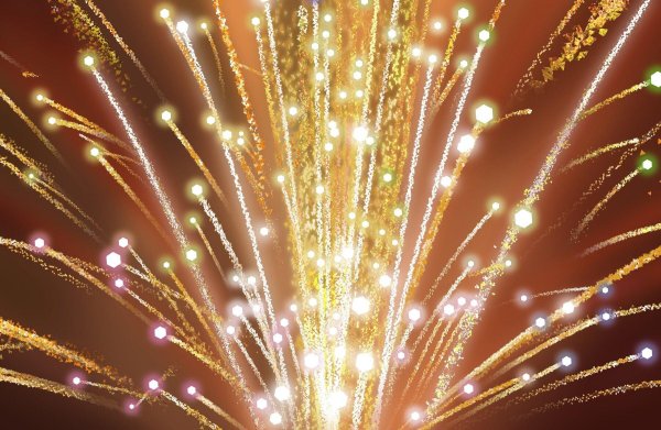 праздничный фейерверк