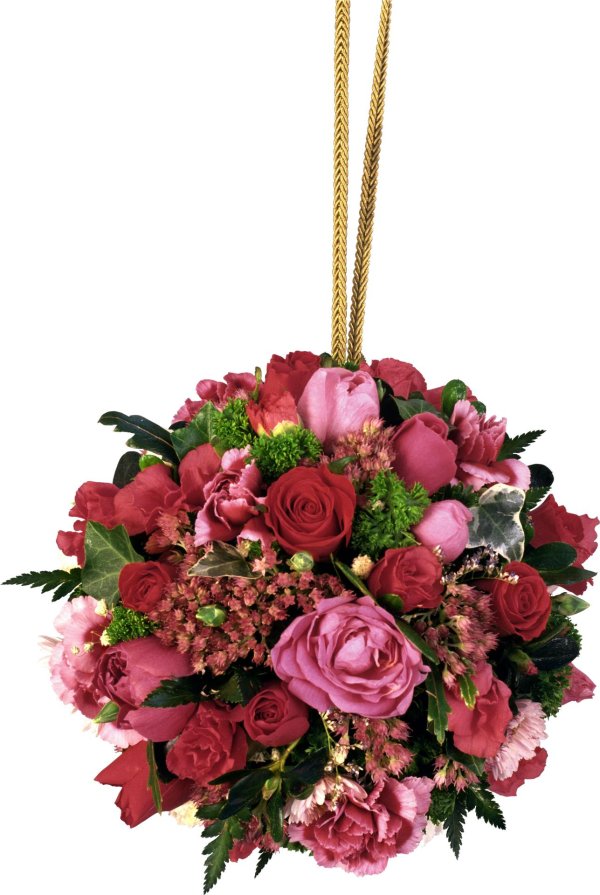 цветочные композиции на прозрачном фоне