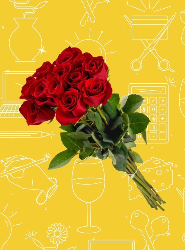 букет красные розы