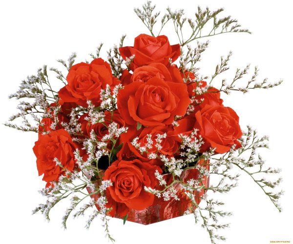 открытки с букетом цветов для женщин