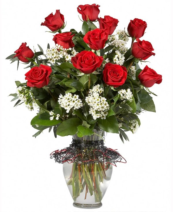 ваза с цветами