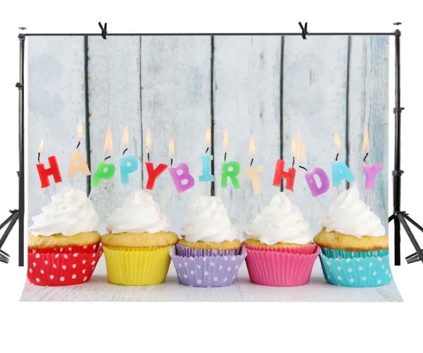 капкейк со свечкой