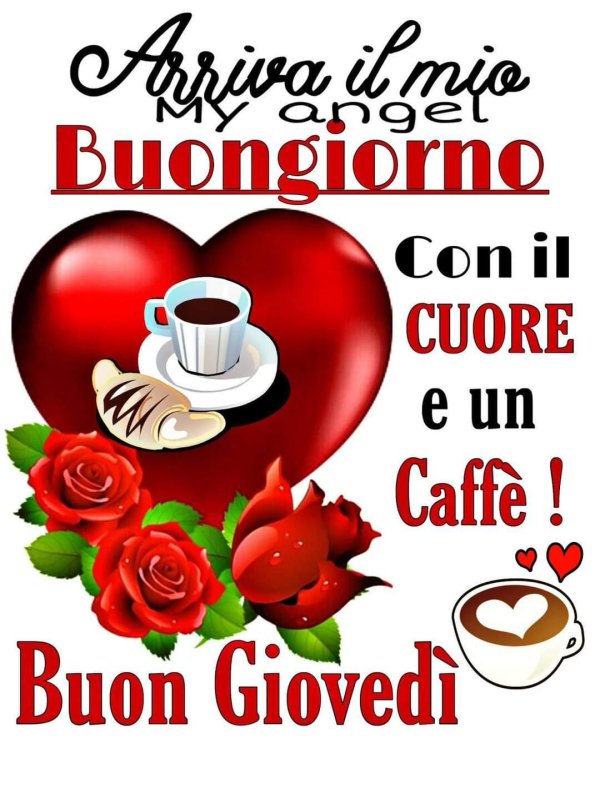 открытка buongiorno giovedi