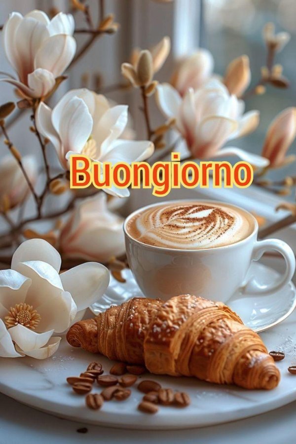 кофе круассан