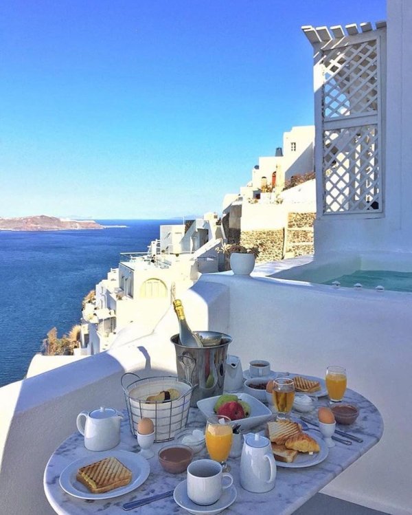 завтрак в греции