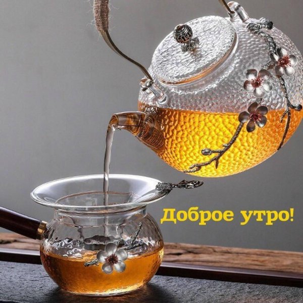 cтеклянный чайник