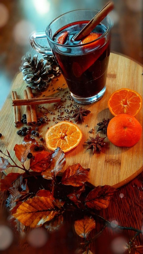 красивая подача глинтвейна