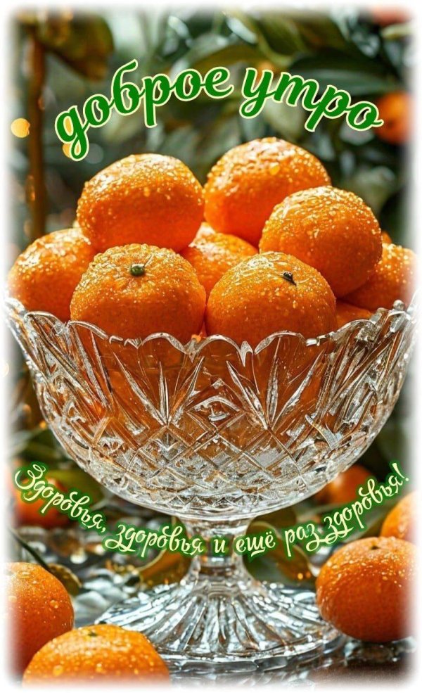 доброе утро мандаринки
