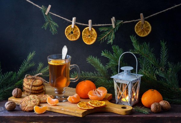 новогодние натюрморты