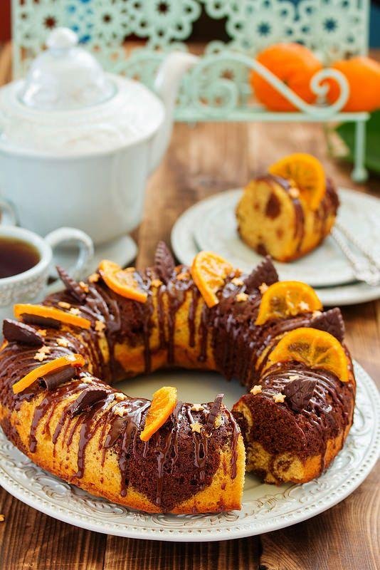 апельсиновый кекс