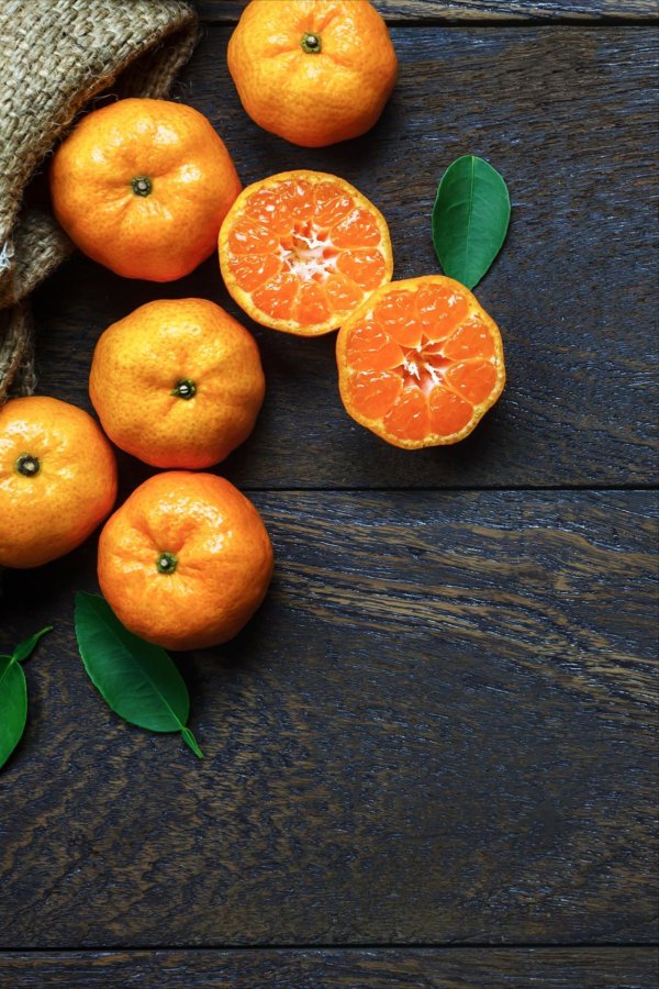 спелый мандарин