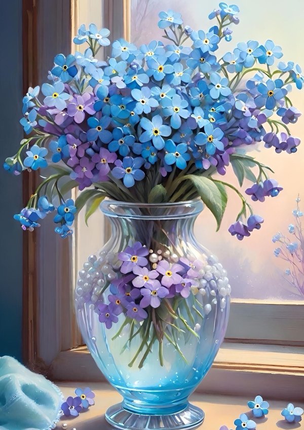 незабудки картина