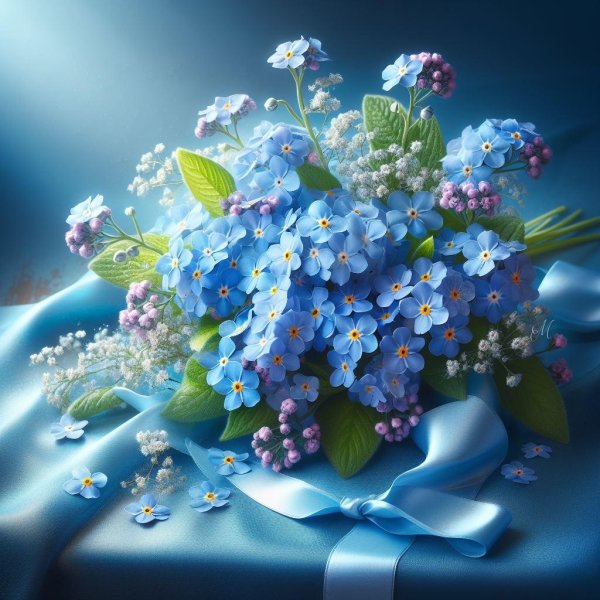 незабудка голубая