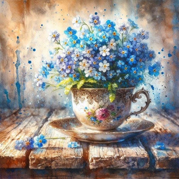 натюрморт цветочный