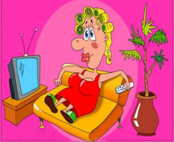 женщина карикатура