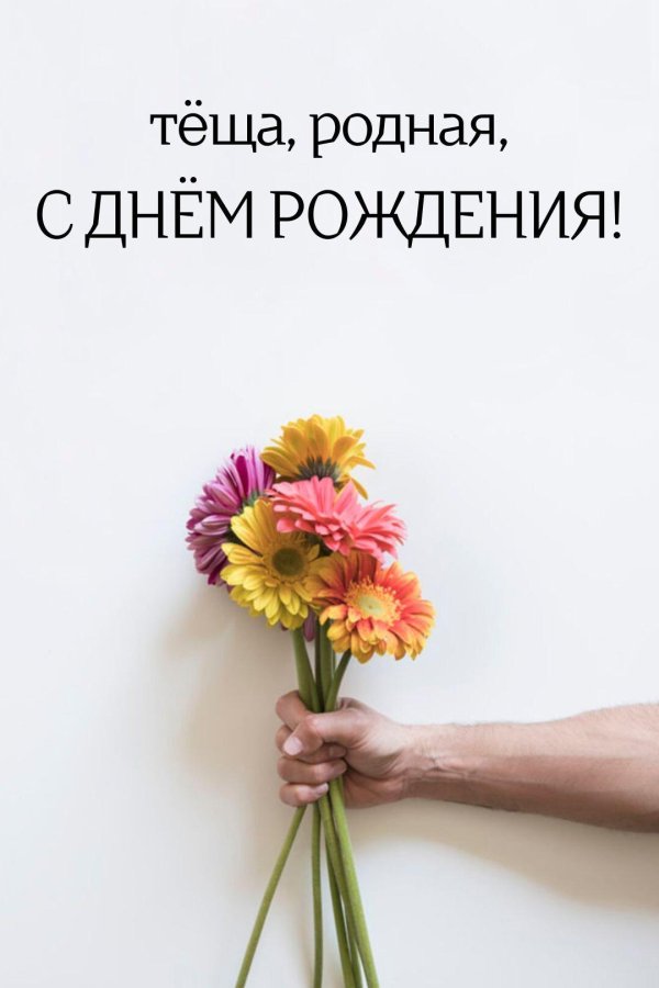 цветок в руках