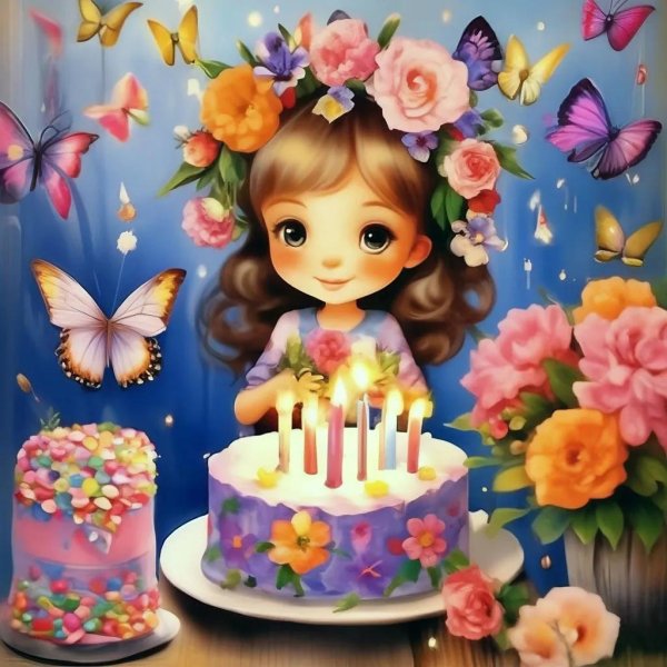 торт со свечами