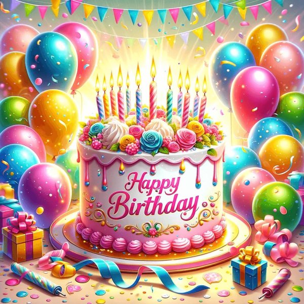 торт со свечами