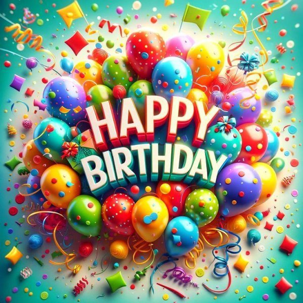 открытка хэппи бездей