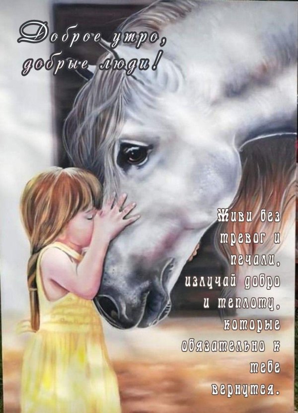 девочка с лошадью