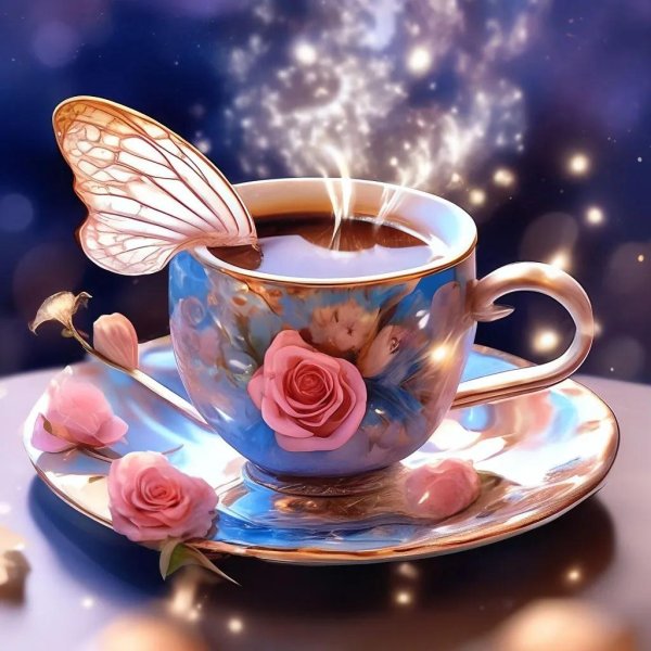 красивая чашка чая