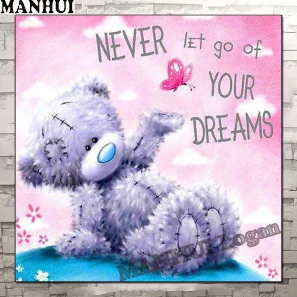 алмазная мозаика  мишки тедди