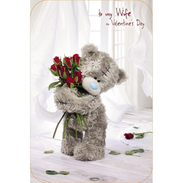 открытка с мишкой