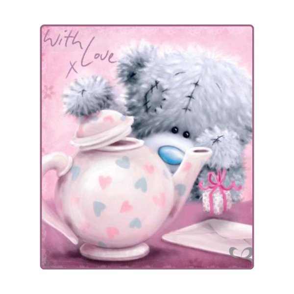 открытка с мишкой