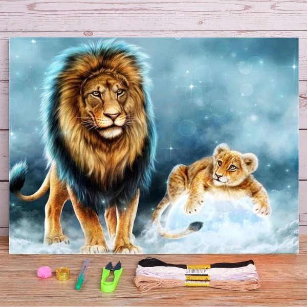 лев картина