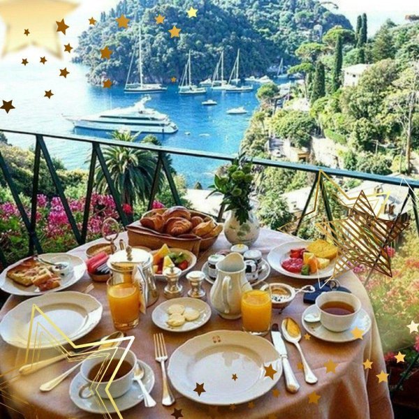 роскошный завтрак