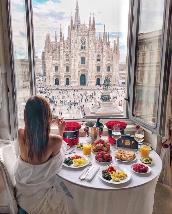 роскошный завтрак