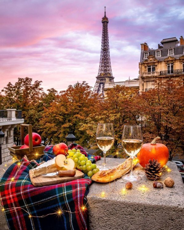 осень в париже