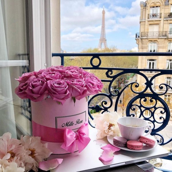 коробка цветов