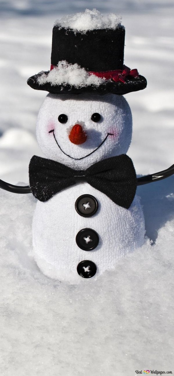 happy snowman