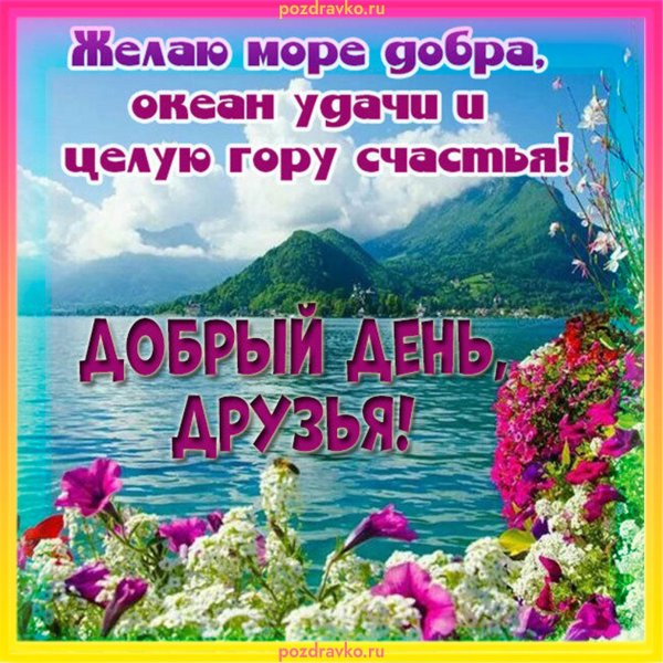 море горы цветы