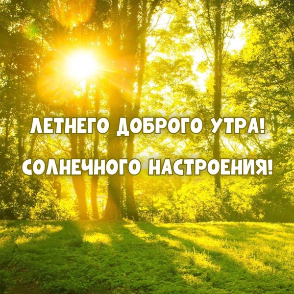 доброго солнечного утра