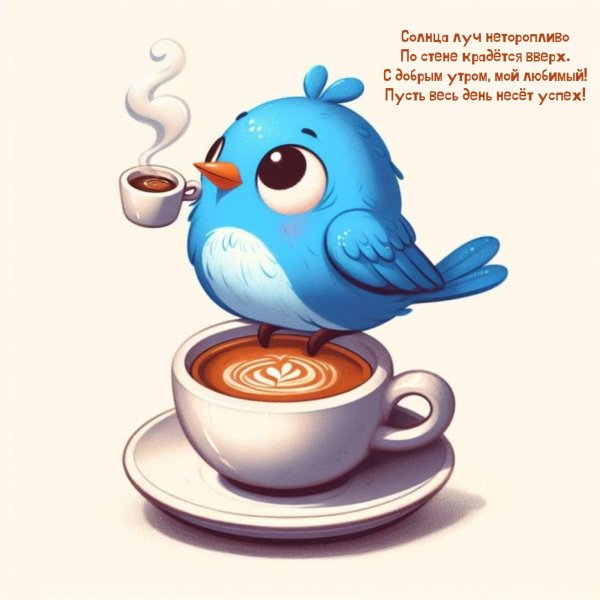 мультяшная птица